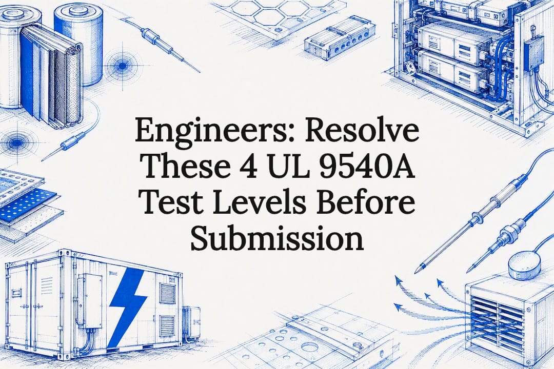UL 9540A battery testing title card