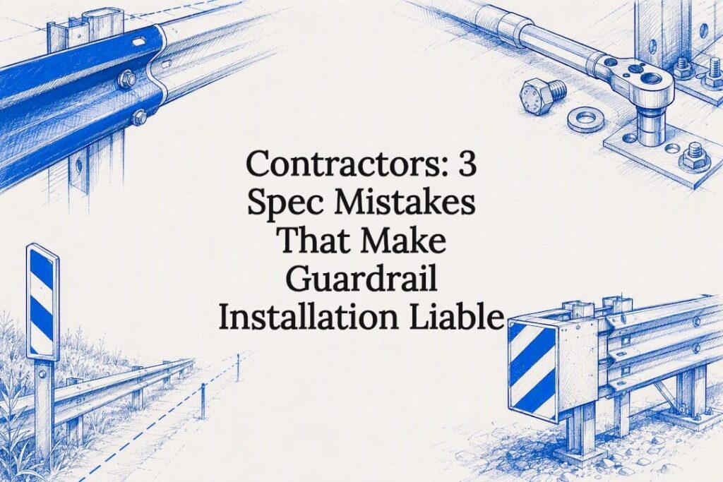 Guardrail installation liability title card