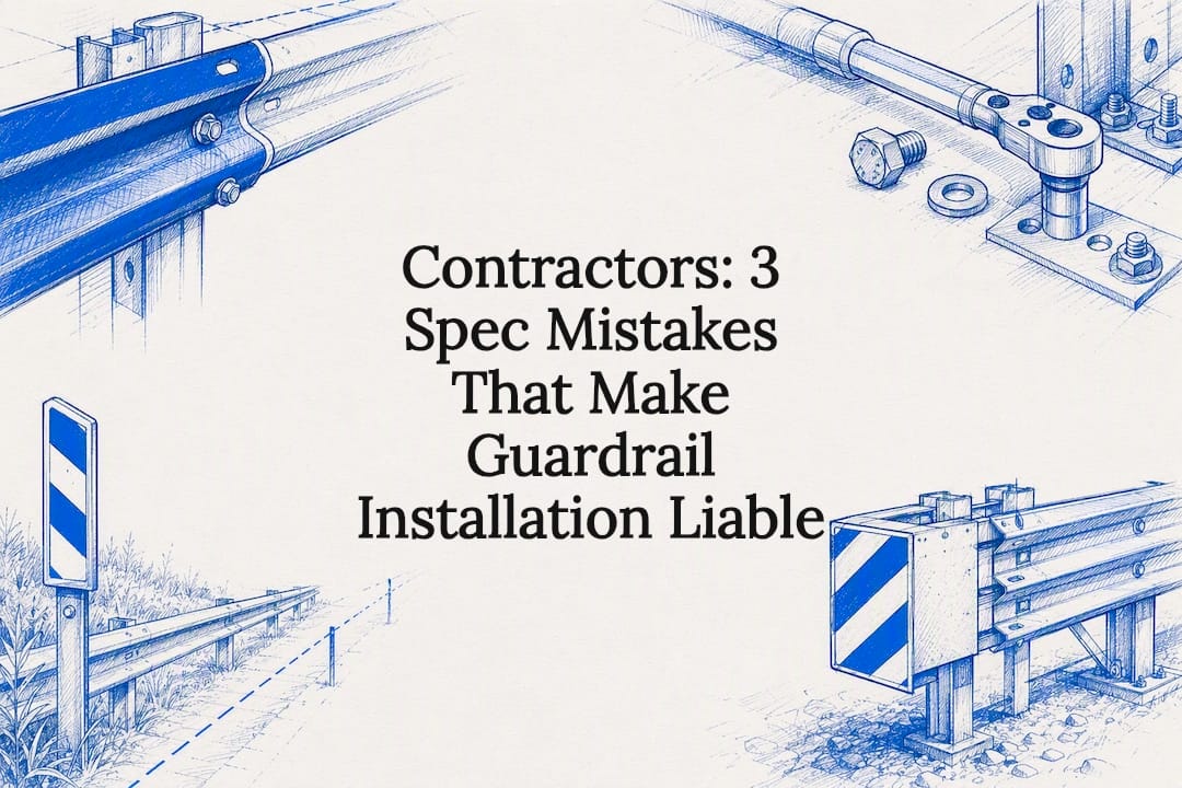 Guardrail installation liability title card