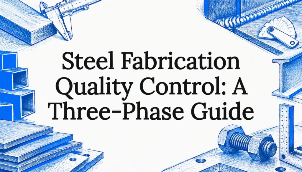 Decorative steel quality control title card